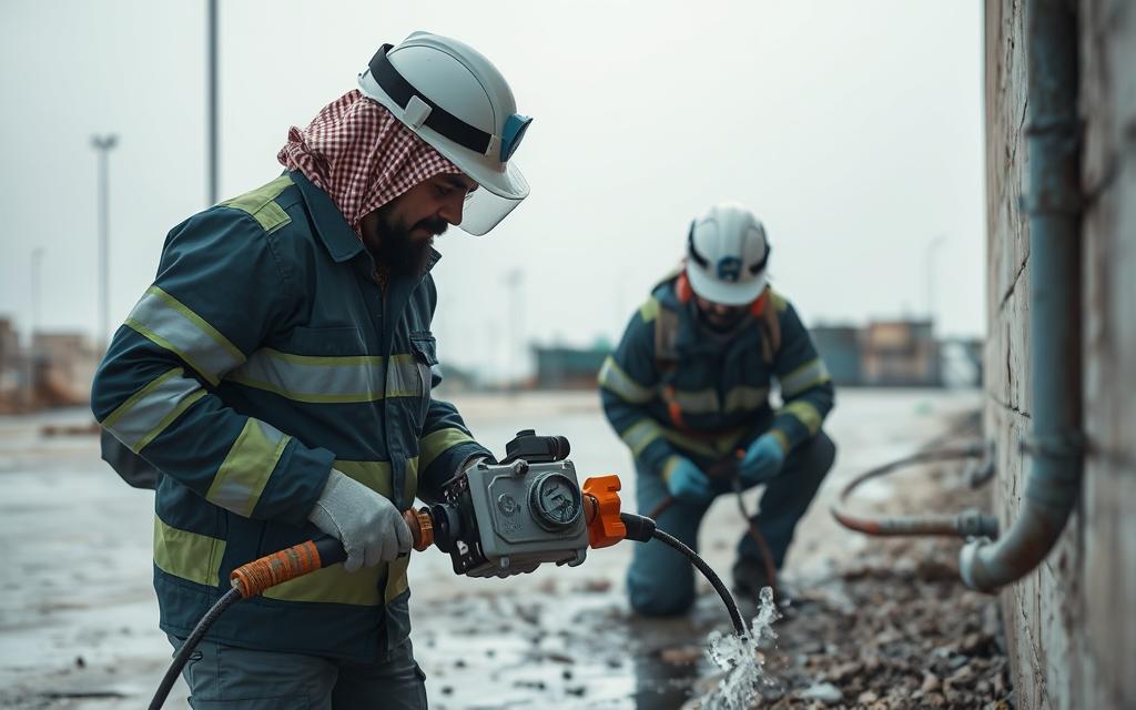 كشف تسربات المياه ينبع