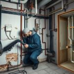 كشف تسربات حي العزيزية المدينة