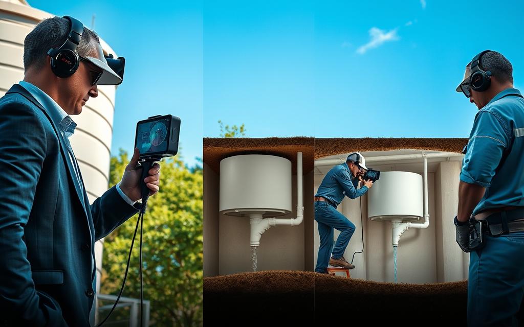 كشف تسربات المياه حي سيد الشهداء بالمدينة المنورة